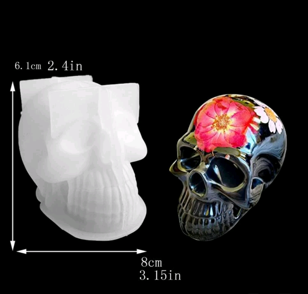 Skull Head Shaped Silicone Mold
